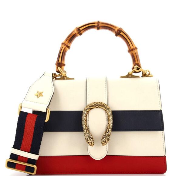 Gucci Bags Gucci Dionysus Bamboo Top Handle Bag Colorblock Leather
